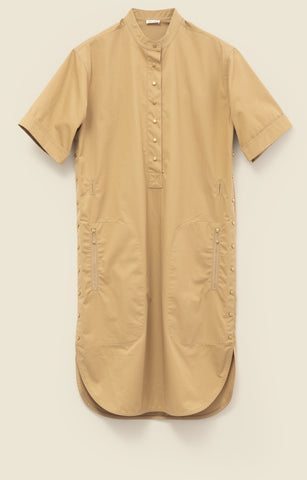 Shirt dress in light cotton