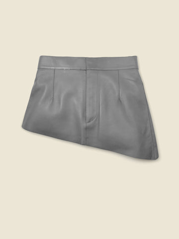 Cut skirt-belt in soft lambskin